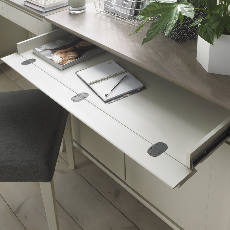 Izzie 102cm Sideboard, Ivory/Brown