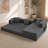 Modular Sectional Sofa with L-Shape Chaise and Boneless Deep Seat Design