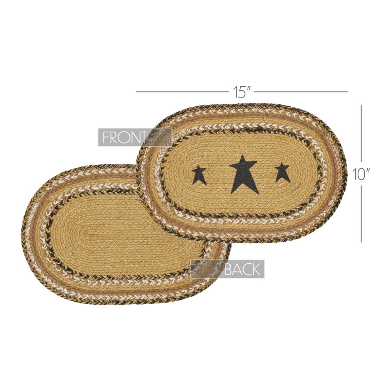 Napperon Kettle Grove, Beige, L 15 po x l 10 po