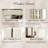 Eyisean Corner Curio Cabinet with Light Bulb, Tempered Glass Doors, Floor Standing Glass Display Cage with Tempered Glass Shelves, Wine Cabinet Storage Rack for Bar and Liquor Storage-1485348208-1483231375