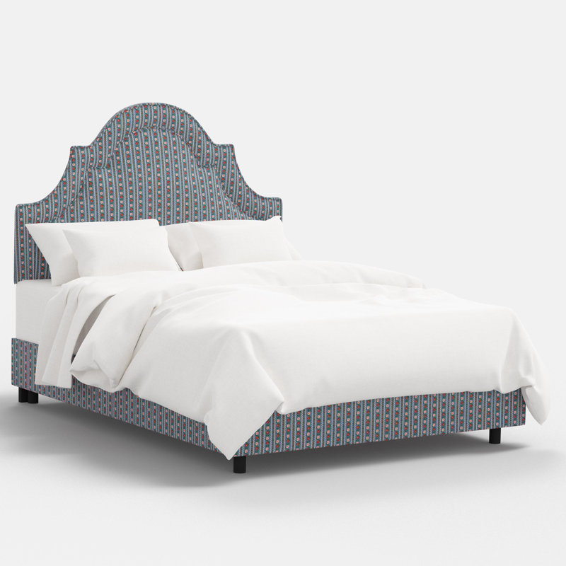 Marion Bed In Delphine Slate, California King, Delphine Slate