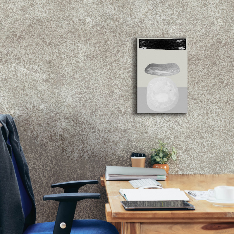 «Eggy 2» par Cartissi, art mural sur toile, H 18 po x l 12 po x P 0,75 po