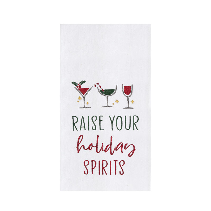 Serviette Raise Holiday Spirits