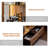 Nut brown Solid  Wood Display Cases