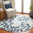 Jardin Tufted Wool Cotton Floral Rug in Ivory/Blue-94664276