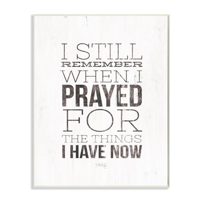 «I Still Rappel When I Prayed», reproduction d'art graphique sur toile