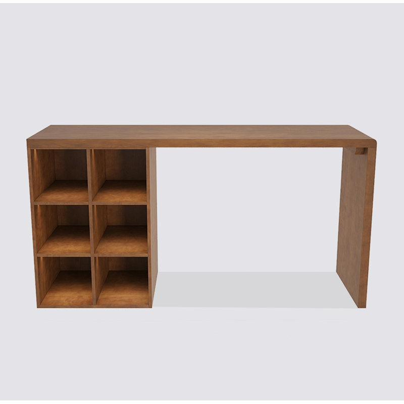 Table de bar à six compartiments Modern, H 41,34 po x L 70,87 po x l 17,72 po