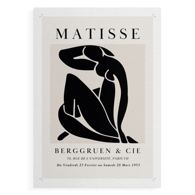 Matisse CDXC, reproduction encadrée - reproduction de toile seulement - NON-CADRE