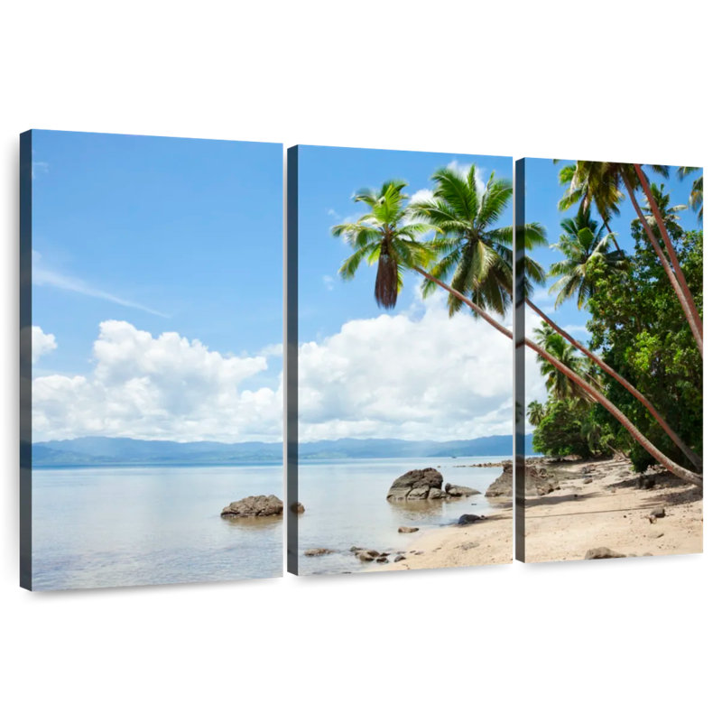 Gillard Savusavu Beach In Fiji, 42" H x 65" W