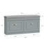 Banc de rangement à chaussures étroit gris avec tiroirs rabattables et siège rembourré pour vestibule, l 40,9 po x P 9,4 po x H 20 po-311172996