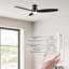 Ventilateur de plafond intelligent avec lumière Elwina