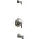 Bancroft® Rite-Temp Bath and Shower Valve Trim with Metal Lever Handle and Slip-Fit Spout, Less Showerhead