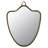 Miroir d'appoint en laiton 9 po Jobe