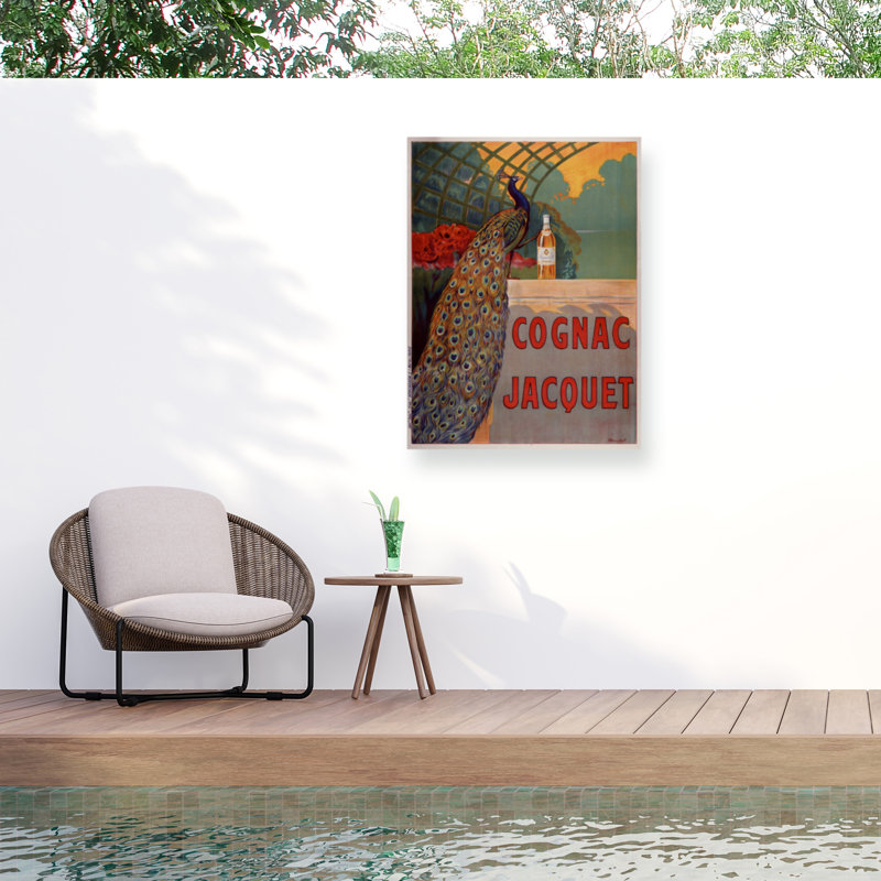 Toile d'extérieur cognac Marcus Jules, H 14 po x l 19 po