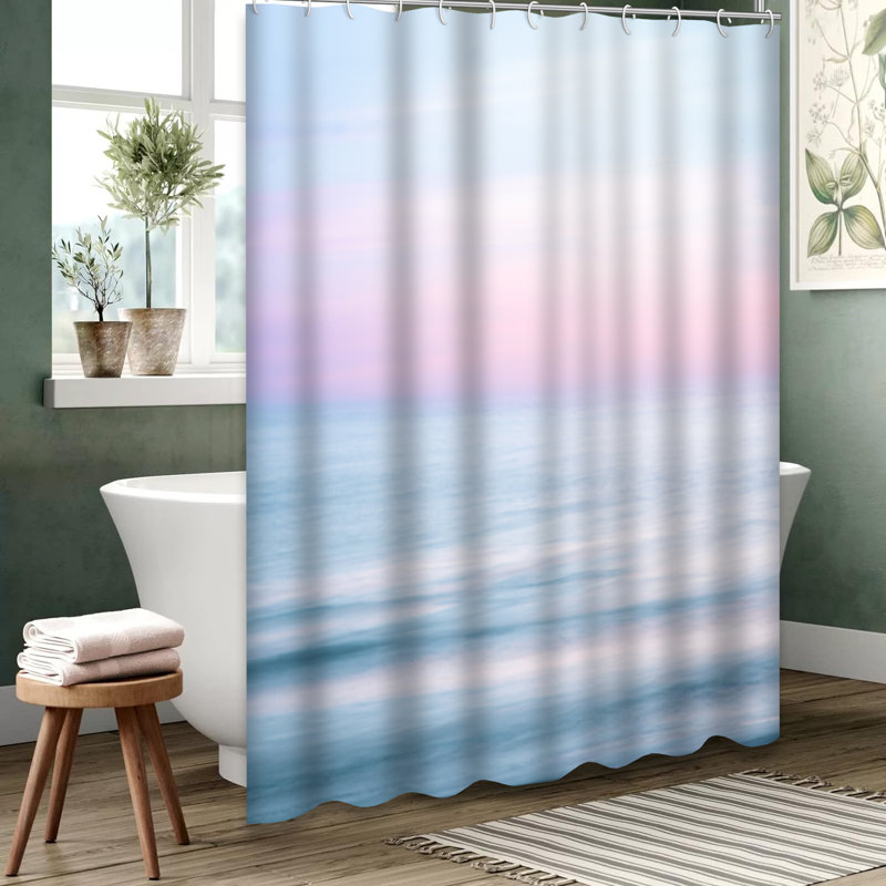 Rideau de douche Pink Sunset, 72" L x 78" W