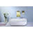 Golden Wall Mounted Bathroom Tap - Natural Waterfall Effect Wide Spout With Precise Control Mount For A Ambience And-125172607