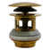 Integrated Overflow Drain 1-1/2 in. NPSM Coarse Thread Tip-Toe Mechanism with PVC Adapter