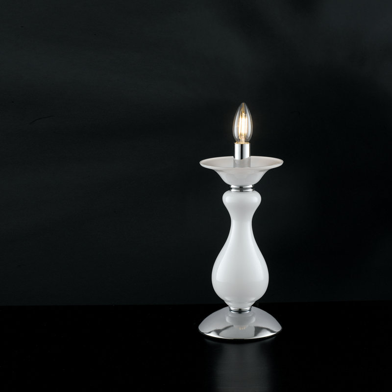 Ferrante Glass Torchiere Lamp