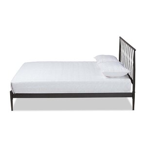 Corrigan Studio® Armita Black Finished Metal Platform Bed | Wayfair