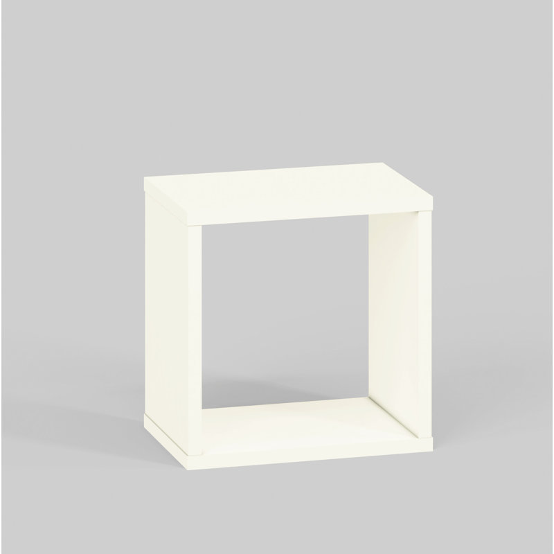 Azani Square Accent Shelf, White