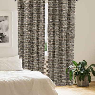 Rideaux 4 panneaux East Urban Home