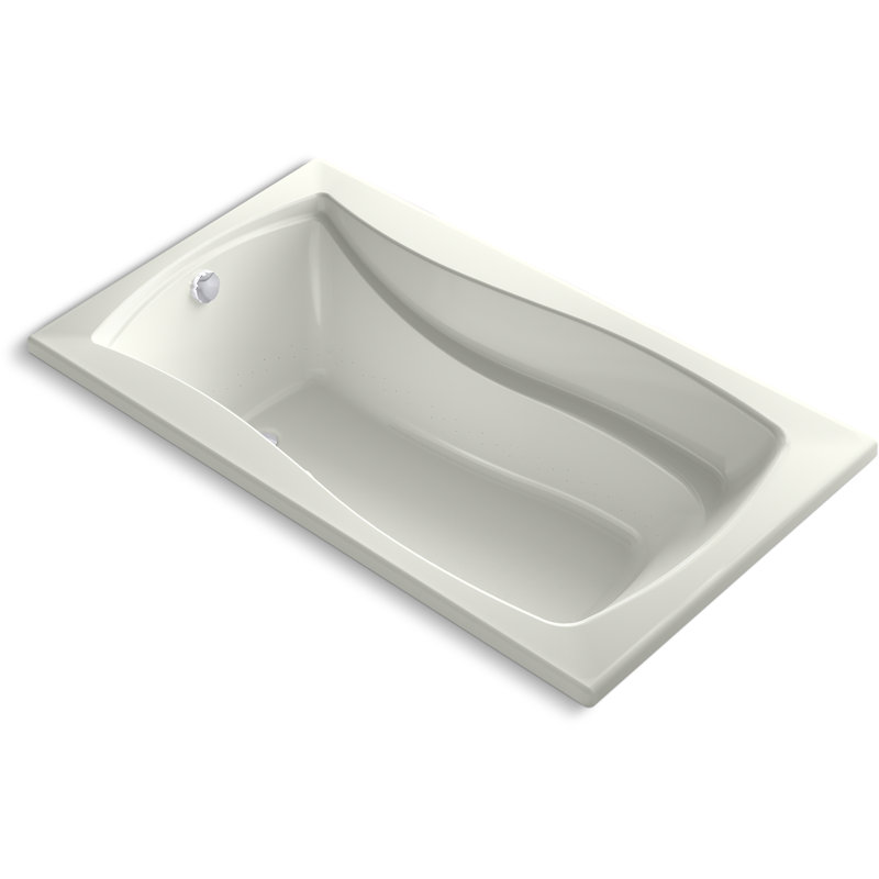 Mariposa 66" x 36" Air Acrylic Bathtub, Dune