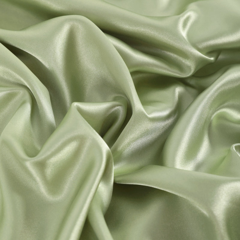 Taies d'oreiller en satin avec fermeture à enveloppe, Sage Green, Taie d'oreiller pour taille de lit très grand div