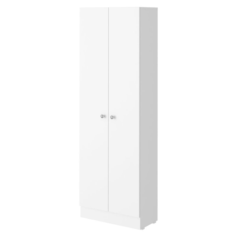 4-Door 2 Kitchen - White- Oak. Island For Food Preparation Jobs. Spacious Pantry Cabinet Dishes Storage White And Oak Ensemble. Prep Routines. With Shelf