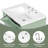 24 Inch Bathroom Vanity With Sink,Green-128315111