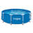 Funsicle 12' x 30" Outdoor Activity Round Frame Pool with 12' Debris Cover, Blue-102495107
