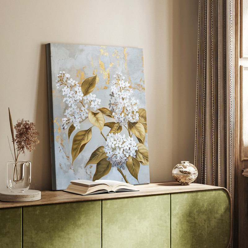 FLORAL Series CCLXIV - Cavas de galerie sur mesure, H 27 po x l 18 po
