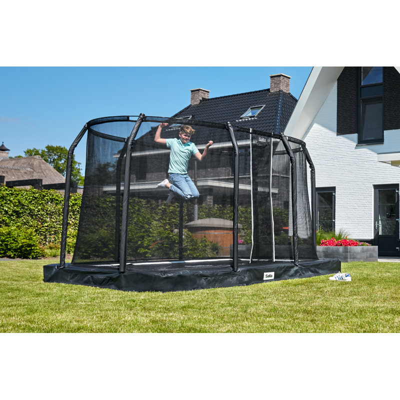 Salta Premium Ground Including Safety Net 214x153cm, Black