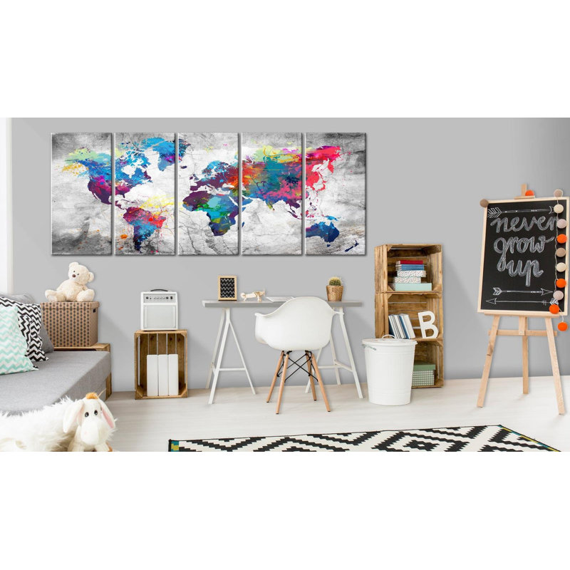 " Spilt Paint " 5 - Pieces