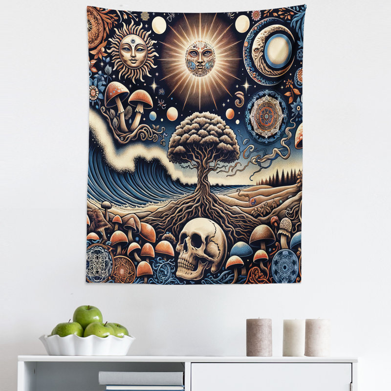 Tapisserie en microfibre, H 28 po x l 23 po
