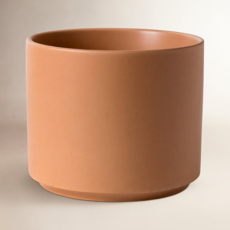 Pot de fleurs en céramique, Pêche