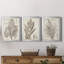 «Sepia Exotic Plants I», ensemble de 3 peintures sur toile encadrées-1945089280-1945089281
