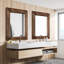 Fontanez Farmhouse Wood Bathroom Wall Mirror-895077581