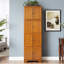 Unité de rangement à 72 portes de 72,4 po de hauteur - Rangez tout en un seul endroit. Armoire haute 8 portes en chêne avec 4 tablettes pour créer une maison propre et élégante