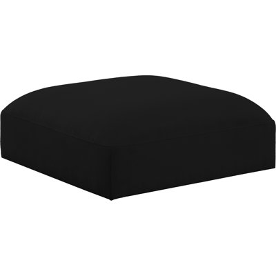 Hoebbel 38" Wide Rectangle Standard Ottoman by Wrought Studio