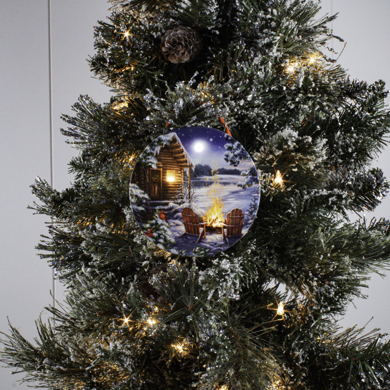 Décoration de Noël DEL au lac