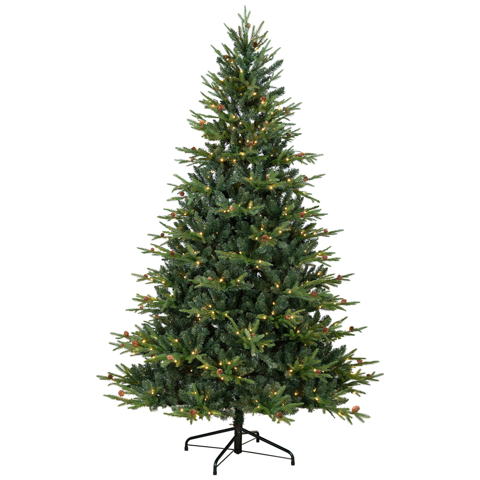 Pre-Lit Pine Christmas Tree, 6.5'