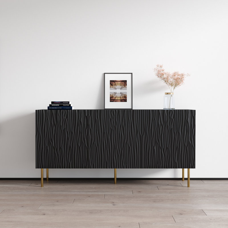Buffet de 59,8 po Wareham, Noir