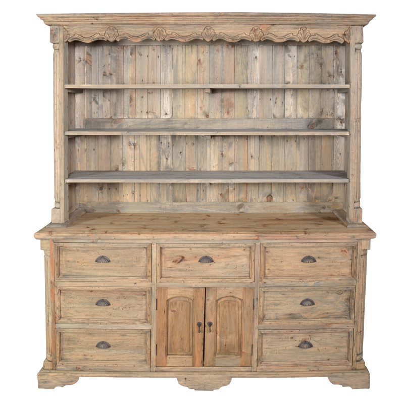 Armoire en porcelaine flavio farmhous, Bahut avec finition naturelle Farmhouse Cote De Az