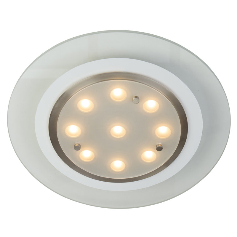 Flying Point Glass LED Flush Mount