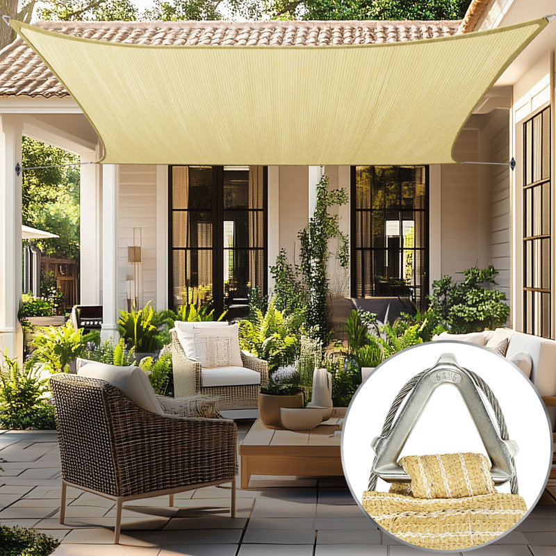 Voile avec corde Royal Shade, 20 pi x 18 pi