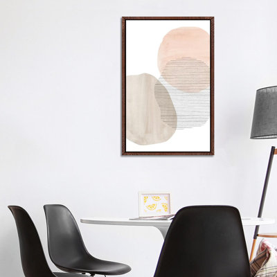 Modern Neutral Shapes by Whales Way - Painting on Canvas