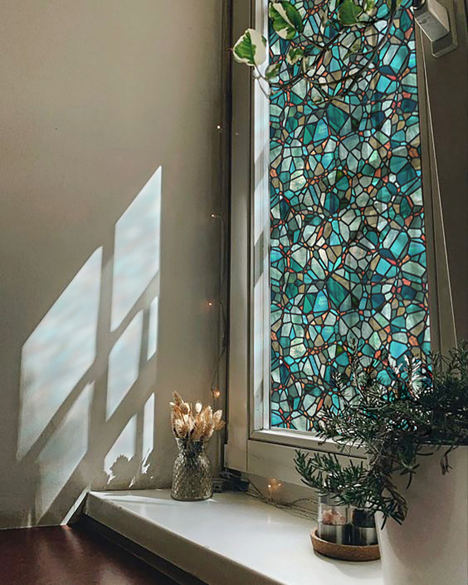 Winston Porter Abstract Non-Wall Damaging Window Decal & Reviews | Wayfair