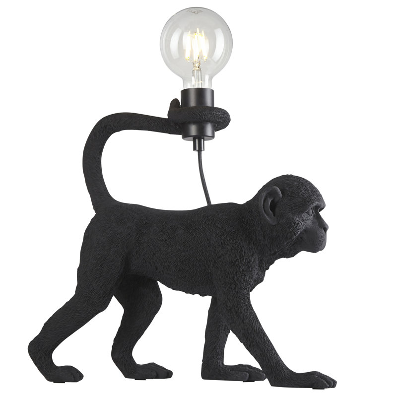 Bre Resin Novelty Lamp, Matt Black