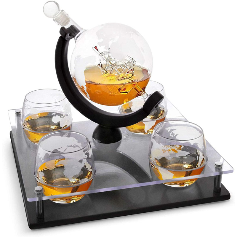 Glass 5 - Piece Beverage Serving Set