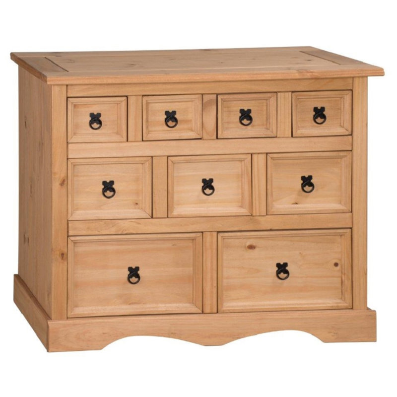 Palmea 103cm Solid Wood Sideboard, Antique Wax